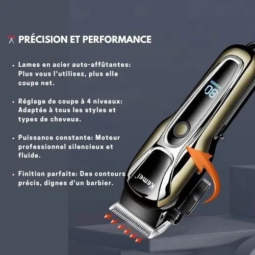 La tondeuse sans fil des pros, pour des coupes nettes et régulières à la maison. - Tondeuse professionnelle - LaTondeuse.com