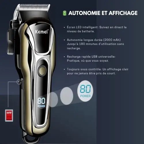 La tondeuse sans fil des pros, pour des coupes nettes et régulières à la maison. - Tondeuse professionnelle - LaTondeuse.com