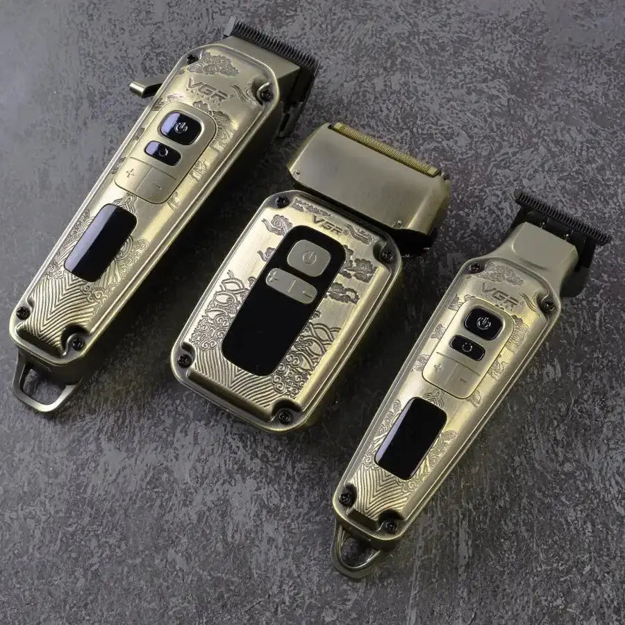 Le kit complet des barbiers modernes – VGR V - 842 combo 3 - en - 1 - Tondeuse professionnelle - LaTondeuse.com