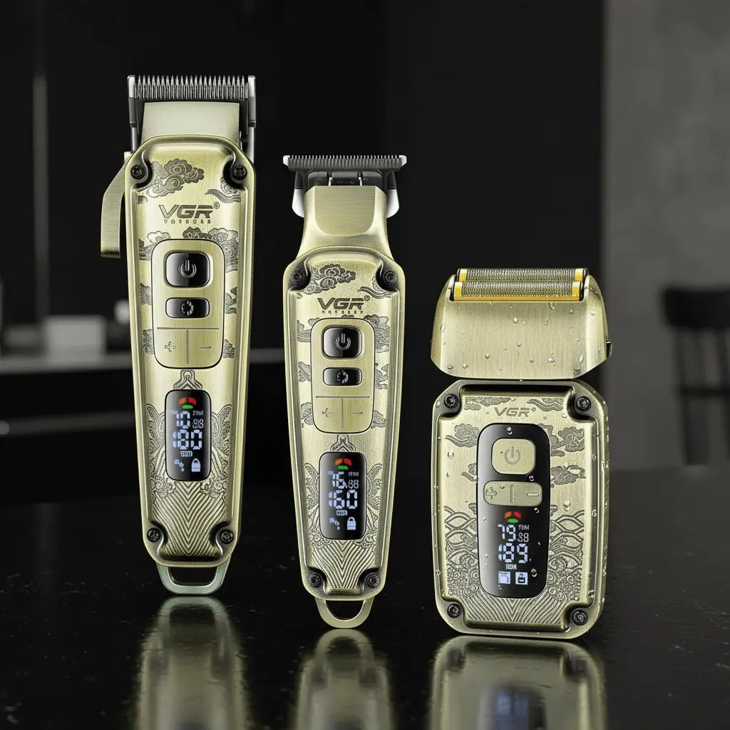 Le kit complet des barbiers modernes – VGR V - 842 combo 3 - en - 1 - Tondeuse professionnelle - LaTondeuse.com