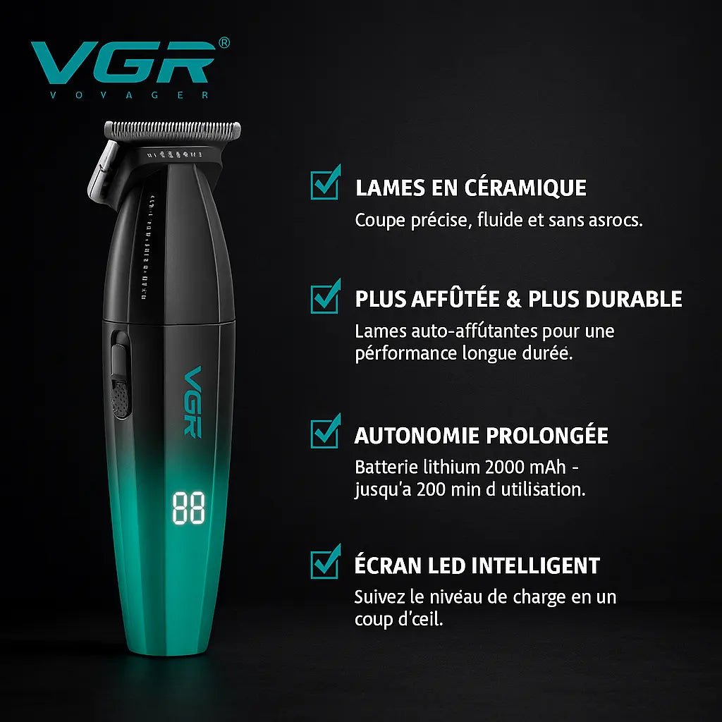 VGR V - 003 tondeuse professionnelle silencieuse – Puissante & précise - Tondeuse professionnelle - LaTondeuse.com