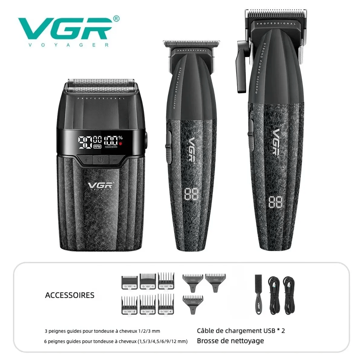 VGR V - 640 S3. Le combo 3 - en - 1. Coupe puissante et précise - Tondeuse professionnelle - LaTondeuse.com