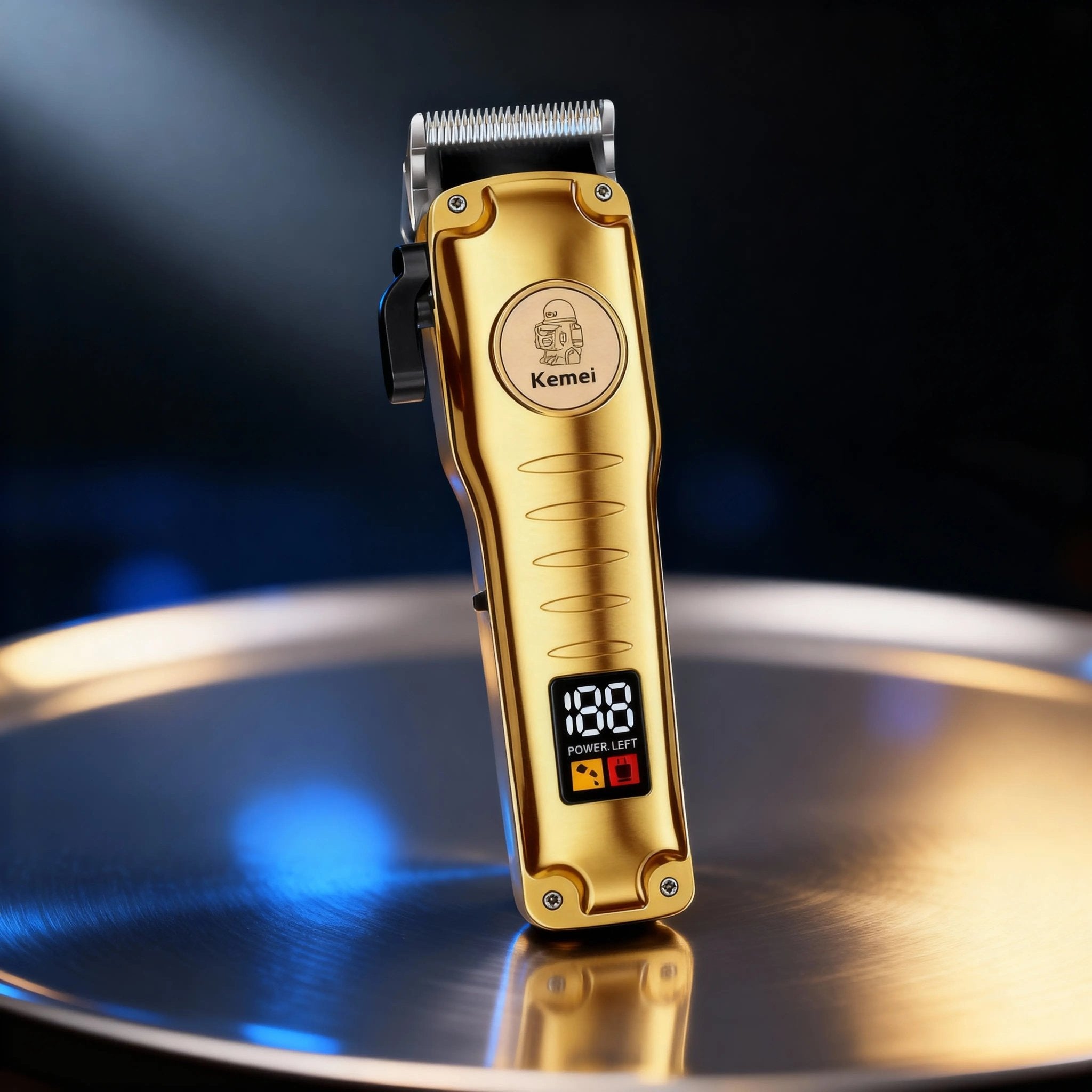 Kemei KM - 510 – Tondeuse Professionnelle Sans Fil Haute Performance - Tondeuse professionnelle - LaTondeuse.com