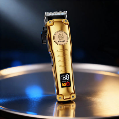 Kemei KM - 510 – Tondeuse Professionnelle Sans Fil Haute Performance - Tondeuse professionnelle - LaTondeuse.com