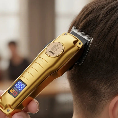 Kemei KM - 510 – Tondeuse Professionnelle Sans Fil Haute Performance - Tondeuse professionnelle - LaTondeuse.com