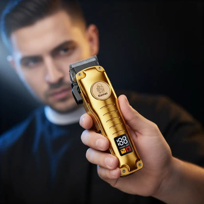 Kemei KM - 510 – Tondeuse Professionnelle Sans Fil Haute Performance - Tondeuse professionnelle - LaTondeuse.com