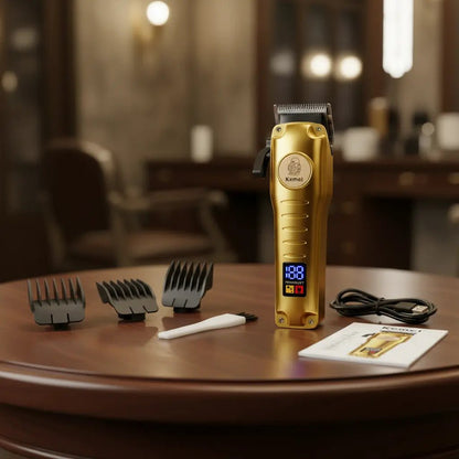 Kemei KM - 510 – Tondeuse Professionnelle Sans Fil Haute Performance - Tondeuse professionnelle - LaTondeuse.com