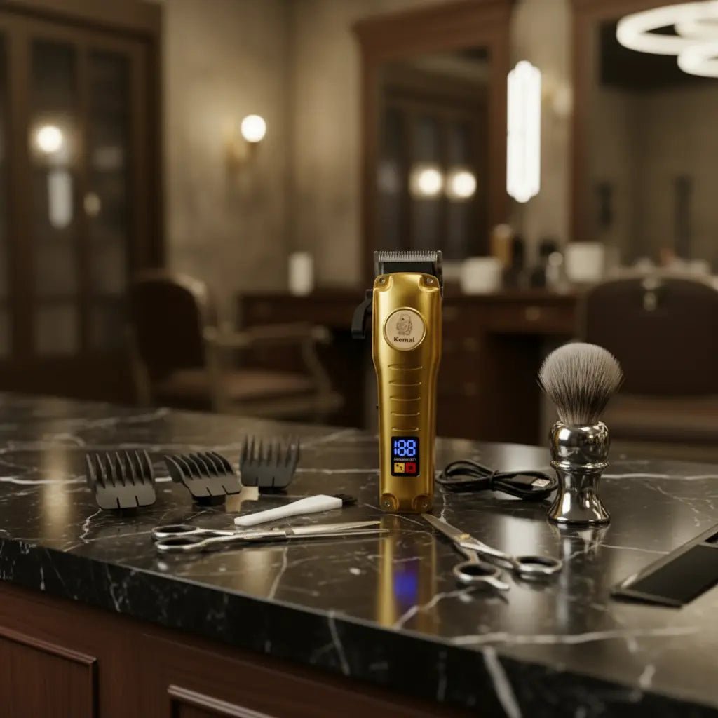 Kemei KM - 510 – Tondeuse Professionnelle Sans Fil Haute Performance - Tondeuse professionnelle - LaTondeuse.com