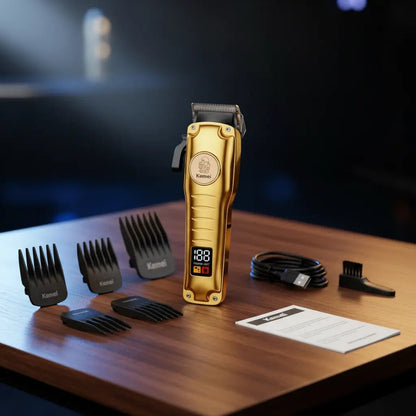 Kemei KM - 510 – Tondeuse Professionnelle Sans Fil Haute Performance - Tondeuse professionnelle - LaTondeuse.com