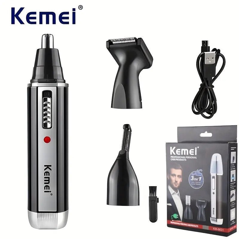 Kemei KM - 6630 Spéciale Barbe, cheveux, nez, précision - Tondeuse professionnelle - LaTondeuse.com