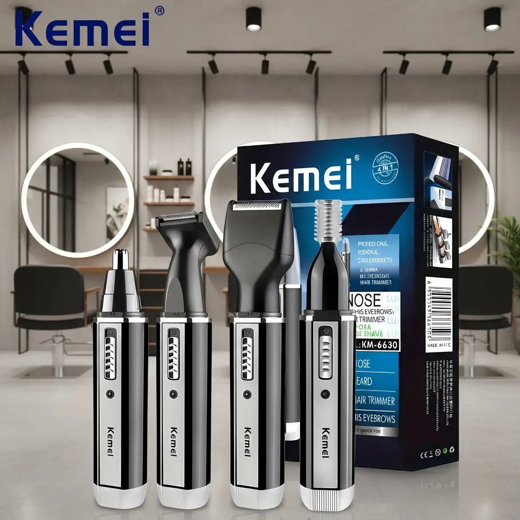 Kemei KM - 6630 Spéciale Barbe, cheveux, nez, précision - Tondeuse professionnelle - LaTondeuse.com