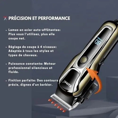 La tondeuse sans fil des pros, pour des coupes nettes et régulières à la maison. - Tondeuse professionnelle - LaTondeuse.com