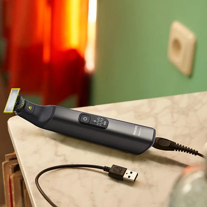 Philips OneBlade Pro 360 - Barbe et Corps - Lame Rotative 360° - Étanche 100% - Tondeuse professionnelle - LaTondeuse.com