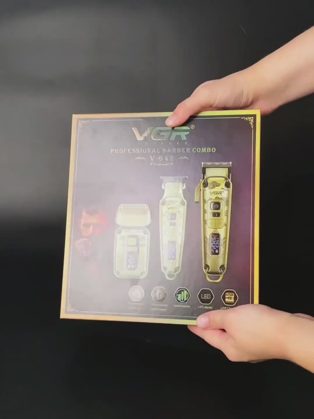 Pack Édition Coupe Maison VGR. Cheveux, Barbe & Finitions