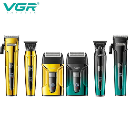 Set tondeuses professionnelles 3 - en - 1 VGR – Rasoir, Taille - Barbe & Précision - Tondeuse professionnelle - LaTondeuse.com