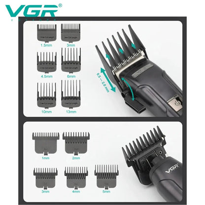 Set tondeuses professionnelles 3 - en - 1 VGR – Rasoir, Taille - Barbe & Précision - Tondeuse professionnelle - LaTondeuse.com