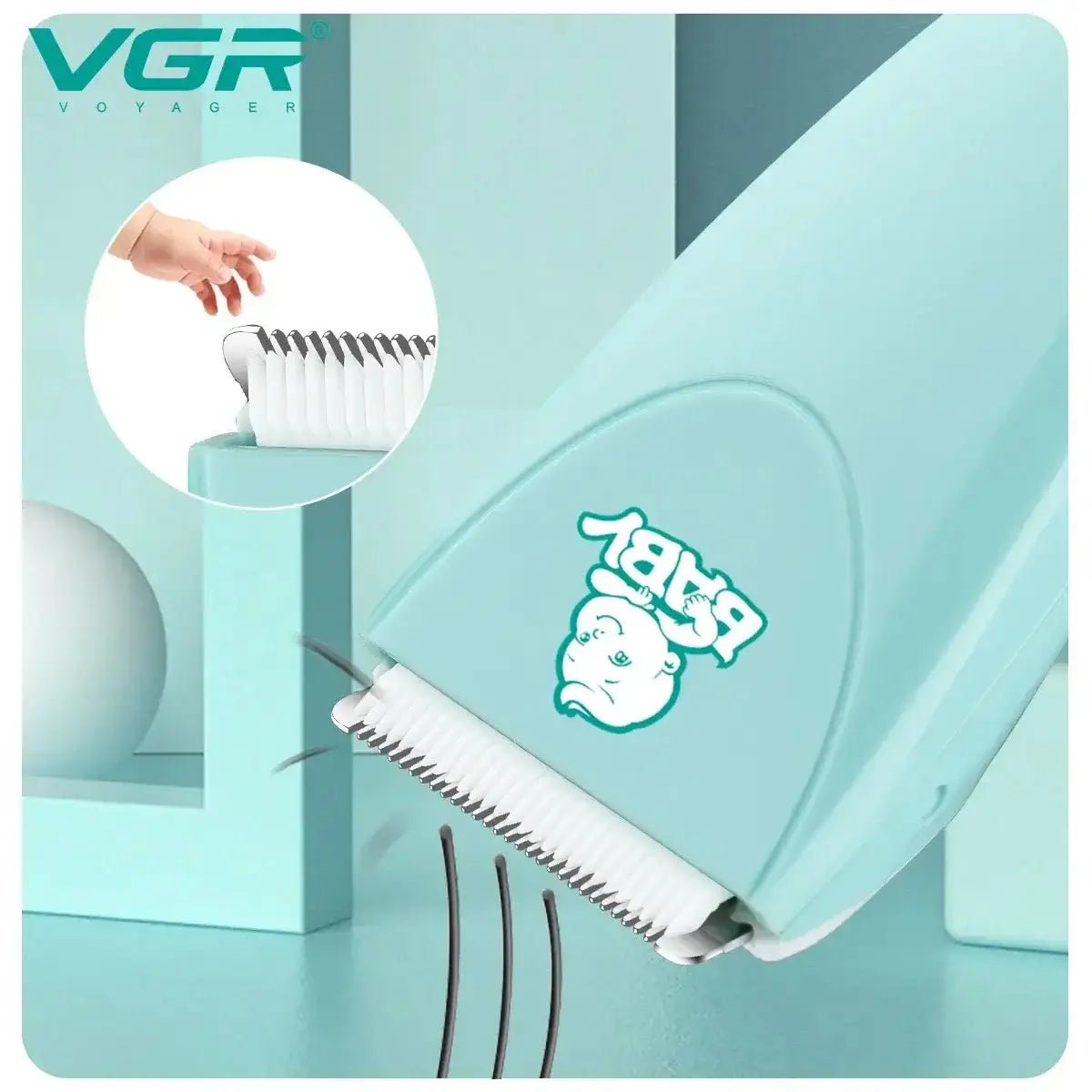 Tondeuse Bébé & Enfant VGR. Sécurité, Douceur et Sérénité - Tondeuse professionnelle - LaTondeuse.com