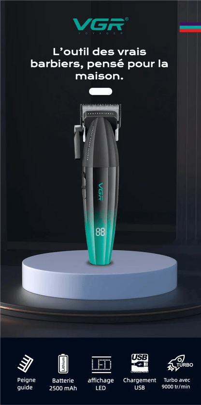 VGR V - 003 tondeuse professionnelle silencieuse – Puissante & précise - Tondeuse professionnelle - LaTondeuse.com