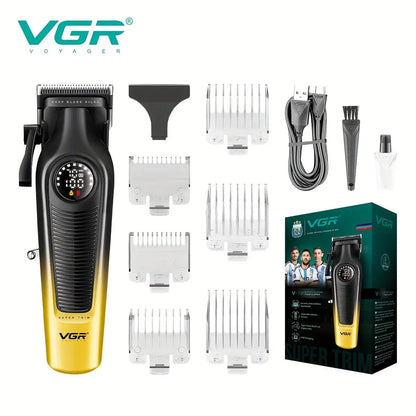 VGR V - 196 – Tondeuse multifonction 4 - en - 1 pour barbe, cheveux et corps - Tondeuse professionnelle - LaTondeuse.com