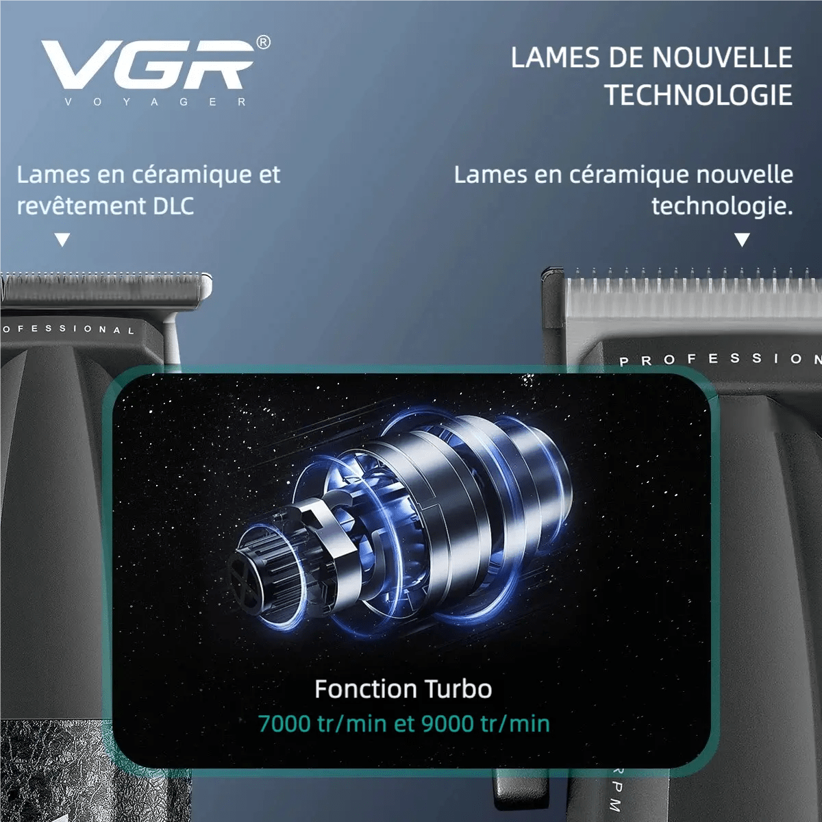 VGR V - 640 S3. Le combo 3 - en - 1. Coupe puissante et précise - Tondeuse professionnelle - LaTondeuse.com