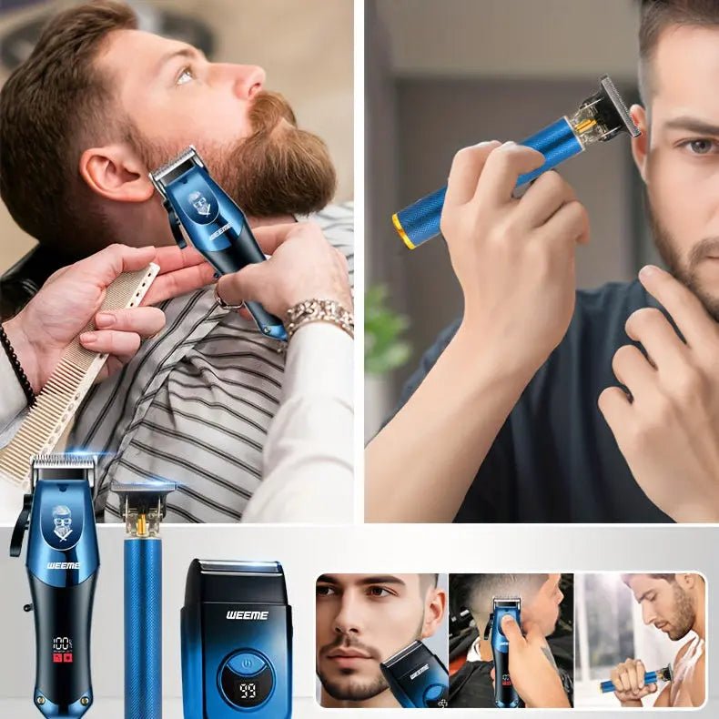 WEEME 4 - en - 1 Kit complet – Pour un style parfait au quotidien - Tondeuse professionnelle - LaTondeuse.com